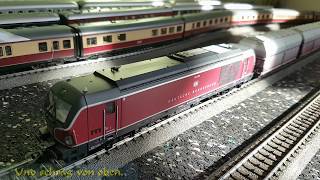 220320 30 Jahre MHI Märklin 36292 Soundcheck mit Märklins fiktivem Vectron BR 247 0300 [upl. by Kcirddec]