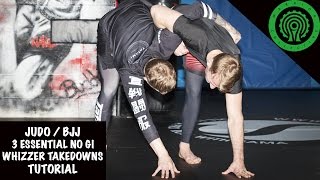 Judo  BJJ 3 Essential No Gi Whizzer Takedowns Tutorial [upl. by Arras]