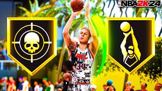 This 7 3quot Stretch Big  UNCONTESTABLE JUMPSHOT IS GAME BREAKING IN NBA 2K24 [upl. by Schluter]