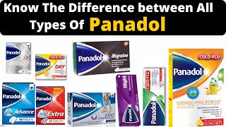 Difference between All Types of Panadol  paracetamol  panadol Uses  panadol tablets [upl. by Edvard]