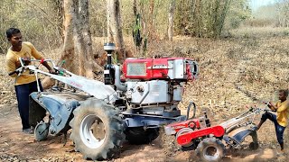 Going To Tilling In Red Soil Field After Harvesting Mustered  Kamco KMB200 Work In Hard Soil [upl. by Tisdale]