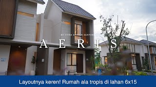 Lahan 6x15 bisa punya 3 kamar legalega‼️  AERIS CITRA GARDEN SERPONG [upl. by Ahtnammas]