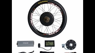 Passion ebike Newest 26 inch 29inch 48V 1500W rear hub motor  bike conversion kit user manual [upl. by Chan735]