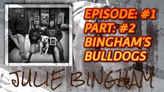 BINGHAMS BULLDOGS WITH JULIE BINGHAM  EPISODE 1 PART 2  AMERICAN BULLDOG BREEDERS EXCLUSIVE [upl. by Idnarb]