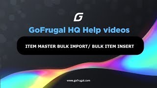 ITEM MASTER BULK INSERT OR HOW TO IMPORT ITEM MASTER IN BULK [upl. by Ahcropal]