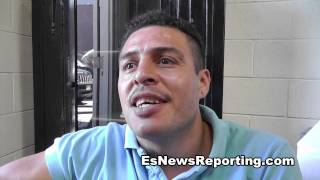 Oscar Larios talks manny pacquiao  says does not buy it that manny can move up and win [upl. by Lindblad75]