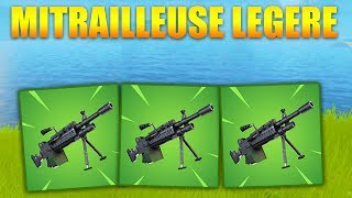 NOUVELLE MITRAILLEUSE LEGERE sur FORTNITE BATTLE ROYALE [upl. by Siladnerb]