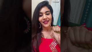 malar serial actress nivisha birthday latest live video [upl. by Eanad]