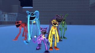 Surviving All Big Smiling Critters Poppy Playtime  Garrys Mod [upl. by Siuqaj]