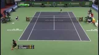 Haas vs Almagro Shanghai 2012 1R Short Highlights [upl. by Anirehc]