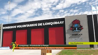 Lonquimay La Pampa Inauguración Nuevo Cuartel de Bomberos Voluntarios [upl. by Neenej]