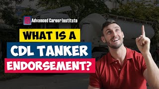 What is a CDL Tanker Endorsement [upl. by Enilemme]