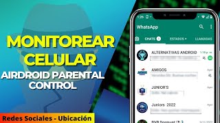 ¡MONITOREAR otro celular a DISTANCIA la mejor app para cuidar tu FAMILIA👌AirDroid Parental Control [upl. by Cristal223]