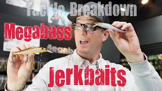 Breaking Down Every Single Megabass Jerkbait All 16 Jerkbaits [upl. by Edahsalof299]