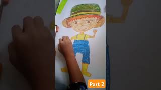 community helpers day Drawing with oil pastel colors Part 2 [upl. by Elwin]