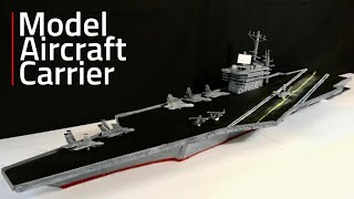 Making a Model Aircraft Carrier from Scratch using Foamboard [upl. by Gabe926]