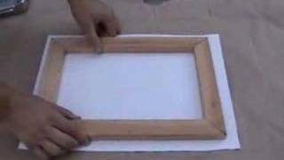 Canvas Printing and Framing  part 2 of 2 [upl. by Sharai]