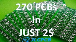 Get upto 270 pcbs in just 2 using panelize by JLCPCB feature [upl. by Eicart]