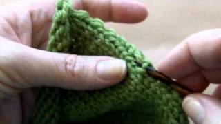 Knitting Tutorials Applied icord edging [upl. by Kirkpatrick]