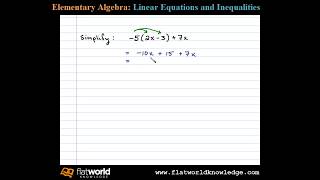 Simplify a Polynomial  Distribute Then Combine Like Terms  Algebra  fwk  TryThis020203 [upl. by Sand]