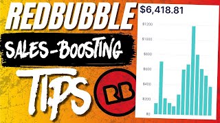 Redbubble Sales Boosting Tips [upl. by Razaile]