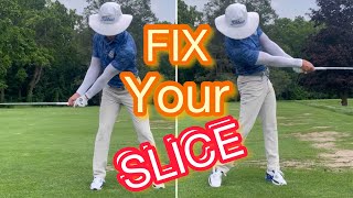 Slice FIX  GOLF slice fix Easy as 2 positions Play Golf Better [upl. by Wertz]