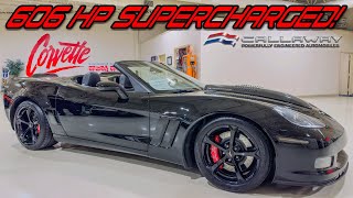 2013 Supercharged Callaway C6 Grand Sport at Corvette World [upl. by Anglim]