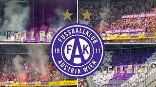 Linzer ASK  FK Austria Wien  2000 Austrianer in Linz  Auswärtssupport FAK  Osttribüne AW [upl. by Nylireg700]