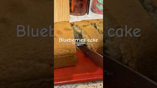 Cozy Blueberries cake baking homebaking cakebaking shortsvideo [upl. by Neibaf]