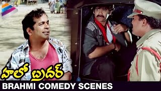 Brahmanandam Back to Back Comedy Scenes  Hello Brother Telugu Movie  Nagarjuna [upl. by Oilut483]