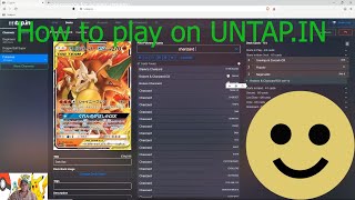 How to play on UNTAPIN pokemon tcg [upl. by Burkhard565]