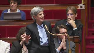 Sandrine Rousseau interroge le gouvernement sur laffaiblissement organisé de lhôpital public [upl. by Kcerred348]