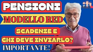 PENSIONI INPS MODELLO RED 2023 SCADENZE E CHI DEVE INVIARLO [upl. by Laurent]