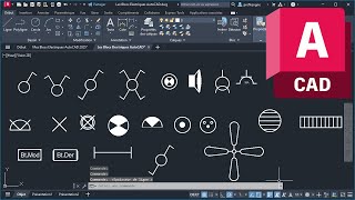Les BLOCS ÉLECTRIQUES Normalisés Sur AutoCAD [upl. by Rednijar]