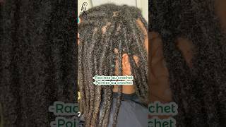 Racines et pointes au crochet locks dreadlocks locksfrance [upl. by Atirrehs]