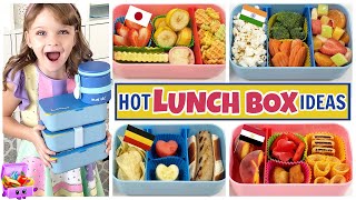 HOT LUNCHBOX IDEAS from Around The World 🌐 SUBSCRIBER LUNCHES [upl. by Obaza]