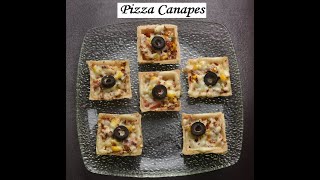 Pizza Canapes  Fusion Recipes 8  SG World of Cooking [upl. by Julianne]