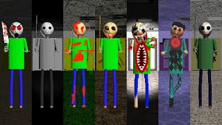 Everyone is Baldis 7 Horror Mods  ALL PERFECT 1 [upl. by Anoyek81]