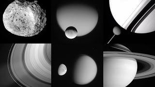 11 Years of Cassini Saturn Photos in 3 hrs 48 min [upl. by Atiuqin]