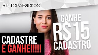 ⚡ CADASTRE e GANHE 15 REAIS  APP Pagando no Cadastro  PROMOÇÃO TOP [upl. by Atinid]