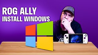 INSTALL WINDOWS 11 ON A ROG ALLY [upl. by Htebaile]