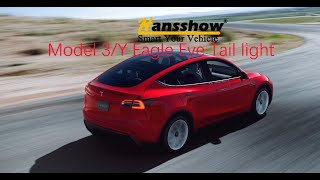 Hansshow Model 3Y Eagle Eye Taillight Demo [upl. by Ennail]