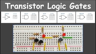 21 Making Logic Gates from Transistors [upl. by Akibma]