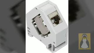 kwmobile Keystone Module Jacks  2X CAT6A Shielded Keystone Jack RJ45 Cat 6A Ethernet Module 10 Gbit [upl. by Checani]