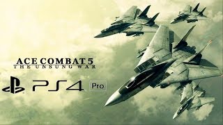 Ace Combat 5 The Unsung War PS4 Gameplay 1080p 60fps [upl. by Thorlay]