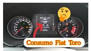 Fiat Toro Flex Consumo Etanol 🤔 [upl. by Amrak]