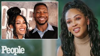 Meagan Good on Relationship With Jonathan Majors amp Why Latest Role Was quotTherapeuticquot  PEOPLE [upl. by Aipmylo]