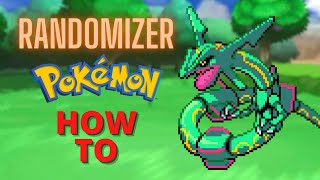 RAYQUAZA LEVEL 4  How to RANDOMIZE POKEMON [upl. by Salkin]