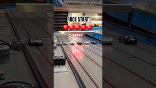 From 0 to 40 kmph 05sec A fast track Start of a 124 slot car pro race carracing slotcars [upl. by Wertz]