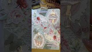 ASMR journal ballerina’s 🩰🎀👗 journal asmr aesthetic journalwithme  vintage diy [upl. by Akierdna]